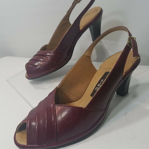 HUSH PUPPIES WOMEN'S SZ 8.5 ANKLE STRAP OPEN TOES - Picture 2 of 6